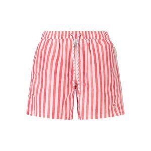 North Sails Striped Swim Trunks Men Red Swimwear